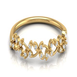Mable Petal Design Diamond Ring